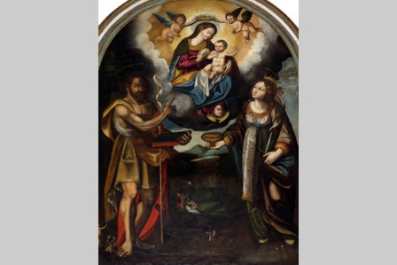 Madonna delle Grazie e SS. Giovanni Battista e Lucia (1638 c.)